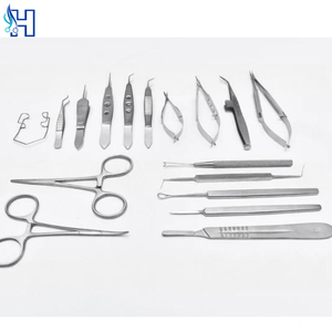 Ensemble d'instruments microchirurgicaux professionnels conçus pour les interventions chirurgicales délicates dans les hôpitaux, les cliniques et les salles d'opération - Product Image 1