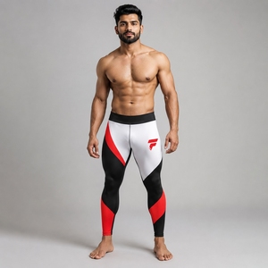 Leggings transpirables para hombre hechos con materiales ligeros que garantizan comodidad, confianza y libertad de movimiento durante los entrenamientos. - Product Image 4