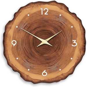 Reloj de Pared de Madera Digital Árabe Moderno Personalizado de 12 Pulgadas para Sala de Estar - Product Image 3
