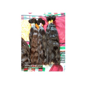 Extensiones de Cabello Humano Virgen Remy de la Mejor Calidad, Doble Trama, Puntas Gruesas, Textura Suave, para Salón Profesional, Disponibles para la Venta - Product Image 1