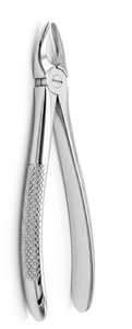 Pinzas de Extracción Dental para Raíces Mandibulares, Tipo Bayoneta, de Acero Inoxidable, Reutilizables, Instrumento Quirúrgico - Product Image 1