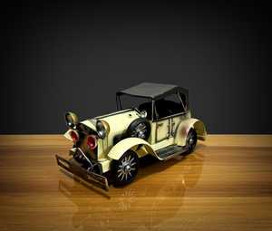 Modèle de voiture en métal moderne NH8509 de NIRMALA HANDICRAFT, artisanat fait main, décoration rétro pour la maison, objet décoratif de table - Product Image 4