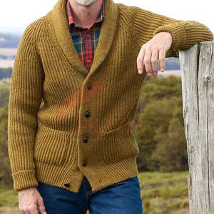 Cardigan en tricot pour homme, boutonné, manches longues, doux, chaud, décontracté, pour le travail, le bureau, les activités de plein air, cardigan en tricot moderne pour homme - Product Image 6