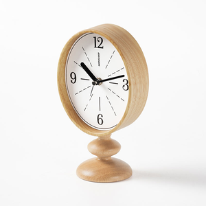 Horloge de bureau WOZOOM, décoration artistique de bureau, horloge en bois décorée de style nordique, horloge de table de luxe pour bureau et café - Product Image 2