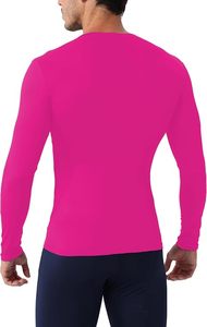 Men's Compression Long Sleeve Performance Shirt Premium Quick Dry Eco-Friendly Slim Fit Base <b>Layer</b> <b>Top</b> Athletic Training - Product Image 4