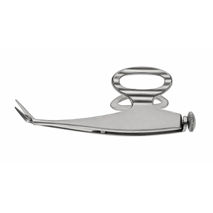 กรรไกรตัดกระจกตาแบบมืออาชีพคุณภาพสูง ยี่ห้อ Barraquer Iris Scissors สำหรับการผ่าตัดจุลศัลยกรรมตา ทำจากเหล็กกล้าไร้สนิม - Product Image 4
