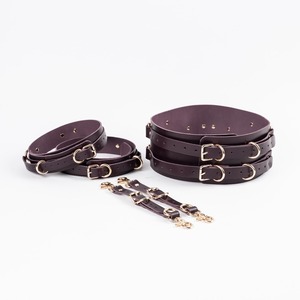 Ensembles de 16 Pièces de Contraintes en Cuir Véritable Personnalisables – Vente en Gros d'Équipements de Bondage et Fétichisme – Fournisseur de Jouets pour Adultes RTTS-0017 - Product Image 2
