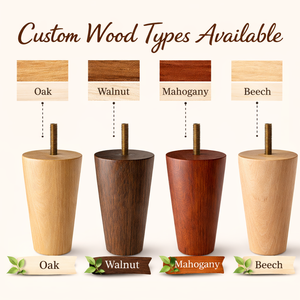 Solid Wood Furniture <b>Legs</b> Decorative <b>Sofa</b> Cabinet Table Feet Natural Wood Durable Replacement Parts - Product Image 6