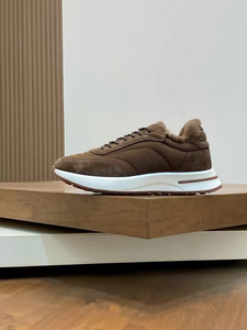 Chaussures de luxe de haute qualité, style hiver, en cuir véritable et PVC, légères, chaudes, décontractées, à la mode, à semelle épaisse - Product Image 6
