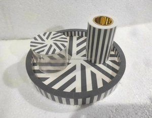 Juego de Bandeja para Incienso Bakhoor con Incrustaciones de Madreperla Tradicional Hecho a Mano, Caja de Lujo para Incienso Mubkhar Oud Mubkhara, Calentador de Velas - Product Image 4