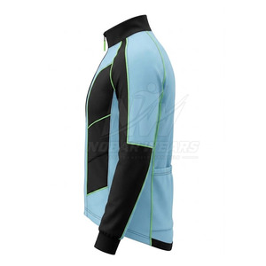 Outdoor Performance <b>Cycling</b> <b>Jacket</b> With Full Zipper Lightweight Material Breathable Panels Wind Protection And <b>Reflective</b> Finish - Product Image 3