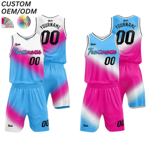 Camiseta de Baloncesto Personalizada, Transpirable, con Estampado, para Entrenamiento de Equipos, de Secado Rápido, Uniforme, Soporte OEM ODM para Fabricación al por Mayor - Product Image 5