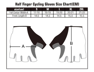 ถุงมือปั่นจักรยานแบบยูนิเซ็กซ์ สำหรับจักรยาน มอเตอร์ไซค์ MTB เป็นมิตรกับสิ่งแวดล้อม ปลอดภัย กันลื่น ดีไซน์ครึ่งนิ้ว ทำจากนีโอพรีน โพลีเอสเตอร์ คุณภาพสูง - Product Image 1