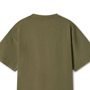 T-shirt pour homme de haute qualité 100% coton, logo tissé sur le devant, manches courtes, coupe classique, sur mesure, anti-boulochage et séchage rapide - Product Image 4