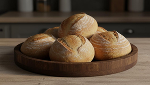 Plateau de service avec rebord extra profond, surface à grain lisse, plateau de présentation alimentaire pour café, thé, petit-déjeuner, maison, café, hôtel - Product Image 2