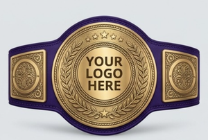Cinturón y Trofeo de Campeonato de MMA Estilo UFC - Premio Personalizable de Artes Marciales Unisex para Taekwondo y Judo - Product Image 1