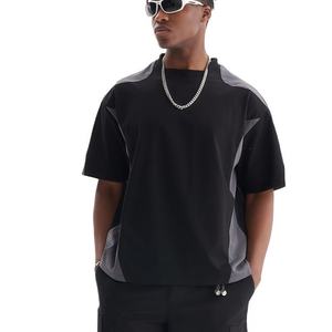 Camiseta de Dos Paneles Extra Grande para Hombre, Talla Grande, Lisa, con Logotipo Personalizado, Camiseta de Alta Calidad para Hombre - Product Image 2