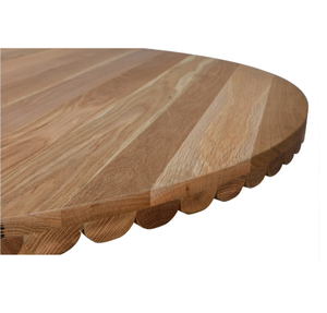 Kamal Art and Craft Round <b>Solid</b> <b>Wood</b> Handmade Modern Farmhouse Dining <b>Table</b> for Hotel Use 4-Seater - Product Image 4