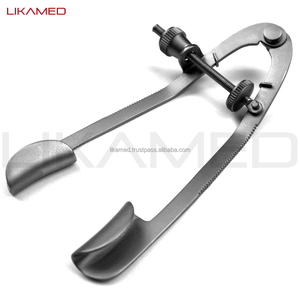 Espéculo Oftalmológico LIKAMED Lancaster, Hojas Sólidas de 16 mm, Acero Inoxidable Alemán, Manual con Tornillo Ajustable - Product Image 5