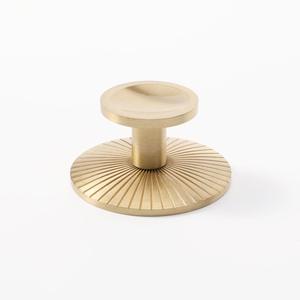 Stylish Gold Finish Solid Brass Cabinet & Wardrobe <b>Knobs</b> Modern Design High Quality Antirust Eco-Friendly Durable - Product Image 1