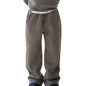 Casual Men's Wide Leg Flared <b>Trousers</b> Embroidered Office Professional Wear - Product Image 2