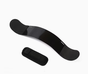 Cinturón de soporte ajustable para hombros y cuello, accesorio antideslizante de PU para gimnasio y fitness, universal, negro - Product Image 3