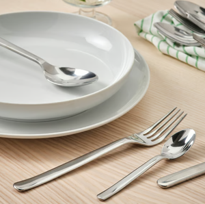 Juego de Cubiertos de Acero Inoxidable para Restaurante y Hotel, Elegante Juego de Cuchillo, Tenedor y Cuchara para Cena, Cubertería con Acabado Brillante para Fiestas - Product Image 1