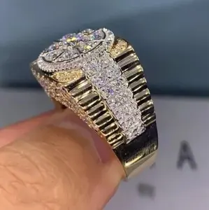 แหวนแต่งงานผู้หญิงทรงกลม 2.30 กะรัต ประดับเพชรโมอิสซาไนต์แท้ ชุบทองคำขาว 14K เงินสเตอร์ลิง ประดับเพชรทิชยา - Product Image 2