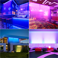 Lampu Wall Washer Tahan Air IP65 U`King Kontrol DMX 24X3W RGB LED Lampu Bar Wall Washer Luar Ruangan untuk Panggung DJ Pesta Pernikahan