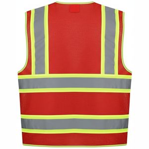 Chaleco de Trabajo de Lona Resistente al Viento para Hombre, Hecho en Fábrica, Talla Grande, Transpirable, con Múltiples Bolsillos, para Uso Casual al Aire Libre - Product Image 6