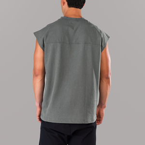 Débardeur de sport pour homme respirant, écologique, à séchage rapide, 100% polyester, pour musculation, yoga, entraînement - Product Image 3