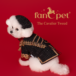 [Lydia.st] fanCpet Luxury Tweed Pet <b>Clothes</b> and Elegant <b>Dog</b> Jacket Dress <b>for</b> Small Medium <b>Dogs</b> - Product Image 4