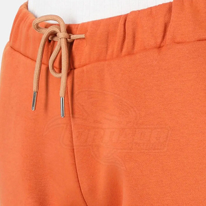 Conjunto Deportivo para Mujer con Capucha y Bloques de Color, Pantalones Casuales con Cierre Frontal y Manga Larga, Naranja y Blanco, Poliéster - Product Image 6
