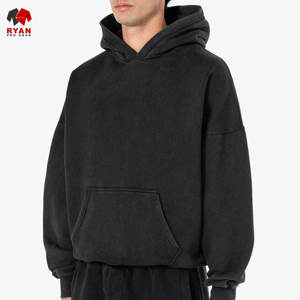 Sweat à capuche confortable et respirant en molleton 100% coton Ryan Pro Gear pour hommes avec logo personnalisé - Product Image 2