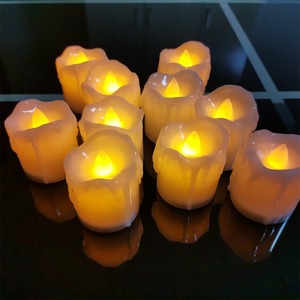 TOOWIN Led Simulated Tearing <b>Tea</b> Candle, Battery-Powered Decorative <b>Tea</b> <b>Light</b> For Weddings, Proposals, Christmas And Halloween - Product Image 4
