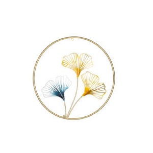 New Selling Vintage Design Metal Iron Floral Home Wall Decor Wire Wall Sculpture Circular <b>Frame</b> Wall Art Iron Wall Art - Product Image 3