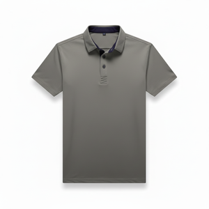 Camiseta Polo Casual para Hombre, Algodón 260 GSM, Corte Regular, Manga Corta, Cuello en V, Uso Diario, Secado Rápido, Antiencogimiento, Servicio OEM/ODM - Product Image 1