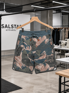 Shorts de surf pour hommes à séchage rapide, shorts de plage avec logo avant, maillots de bain légers, écologiques, respirants, sublimés, tendance - Product Image 6