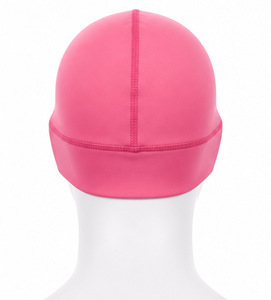 Bonnet ajusté rose personnalisé avec logo, respirant, imperméable, en Spandex et Polyester, pour le sport et la course à pied - Product Image 3