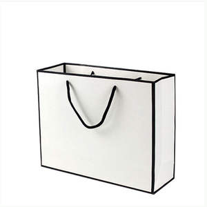 Luxury Paper Shopping Bags for Apparel & Footwear Reusable, Recyclable & Branded - Product Image 2