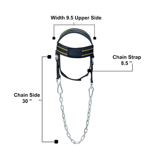 Nouvel Arrivage Harnais de Musculation Portable pour la Tête et le Cou avec Chaîne en Acier pour Entraînement de Levage de Poids - Product Image 4
