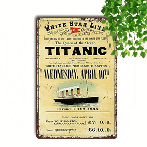 Targa Vintage in Alluminio 12x8 Pollici (30.5x20.3cm) TikTok per Servizio Ritiro Temu - Product Image 6