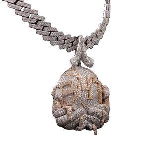 B4T personalizado Moissanite diamante colgante estilo Hip Hop joyería para fiestas bodas y regalos - Product Image 4