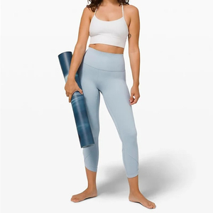 เลกกิ้งซับลิเมชั่นคุณภาพพรีเมียมสำหรับผู้หญิง จำนวนมาก เหมาะสำหรับออกกำลังกาย ขายออนไลน์ รับผลิตตามสั่ง ขายส่ง OEM - Product Image 6