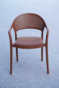 Brown Colored King Style Molded Plastic <b>Chair</b> - A <b>Garden</b> <b>Chair</b> suited for a wise buyer - Product Image 5