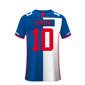 Maillots de football personnalisés pour hommes adultes, fournisseur en gros OEM, usine de fabrication, manches courtes, polyester, séchage rapide - Product Image 3