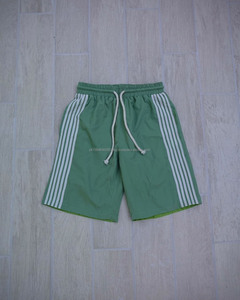 2024 hommes Vintage été Gym Shorts poids lourd coton tissu Logo personnalisé séchage rapide respirant contraste couleur - Product Image 4
