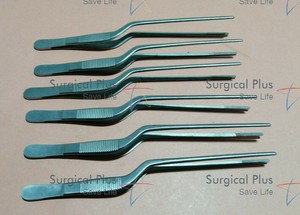 Juego de 6 Pinzas de Bayoneta Gruenwald Jansen para Oído, 6.5 Pulgadas, Dentadas, Instrumento ORL para Uso Quirúrgico - Product Image 3