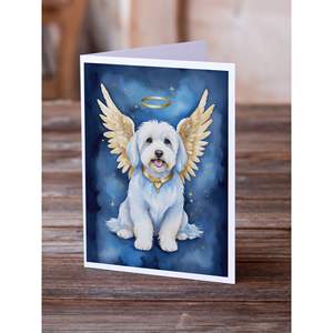 Coton De Tulear My Angel A7 Tarjetas de felicitación Paquete de 8 tarjetas de notas en blanco caprichosas con sobres Tamaño 5x7 - Product Image 2