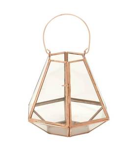 Farol de Vidrio Geométrico al por Mayor, Centro de Mesa, Portavelas para Decoración del Hogar y Hoteles - Product Image 1